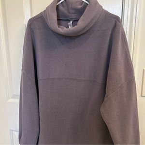 Alo yoga fleece oversized pullover